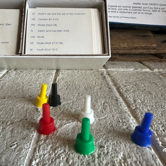 Children's Bible Trivia Board Game Vintage 1984 2100 Questions Complete Made USA - Picture 7 of 8